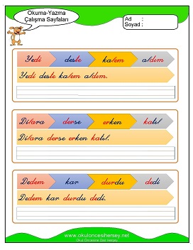 d sesi Grubu Çalışma Sayfaları